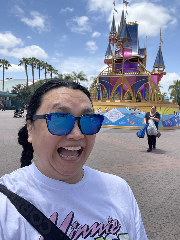 Me at Disney California Adventure in 2025